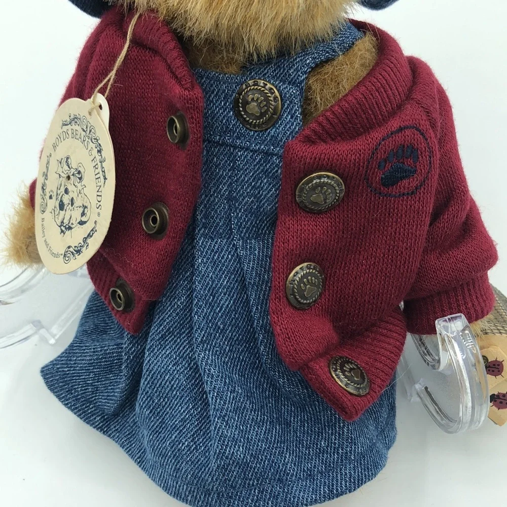 Boyds Bears Bailey Bear Bearwear Ladybug 9” Plush Collectible Tags Vintage